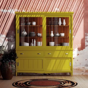Aparador con vitrina com amberes 02 amb