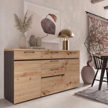 Aparador RamQ-9160 cm. diagonal ebano-artisan
